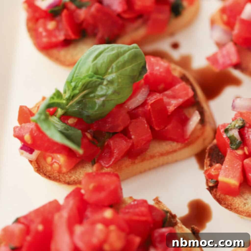 Best bruschetta recipe; tomato bruschetta.