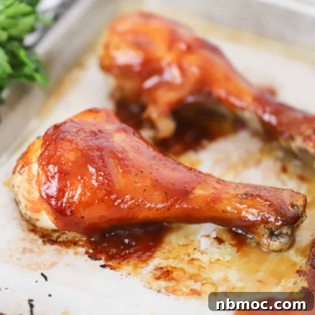 BBQ chicken drumsticks. 4th of july bbq ideas