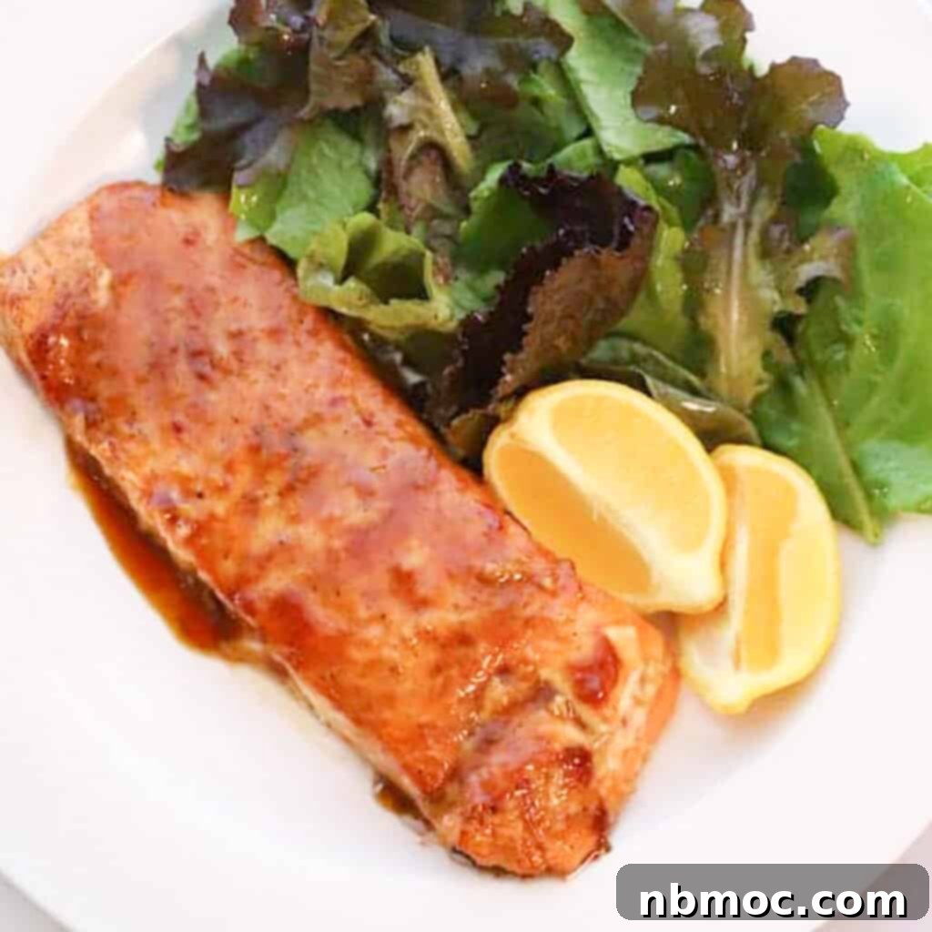 Sweet teriyaki Glazed Salmon on cedar plank, 4th of july menu