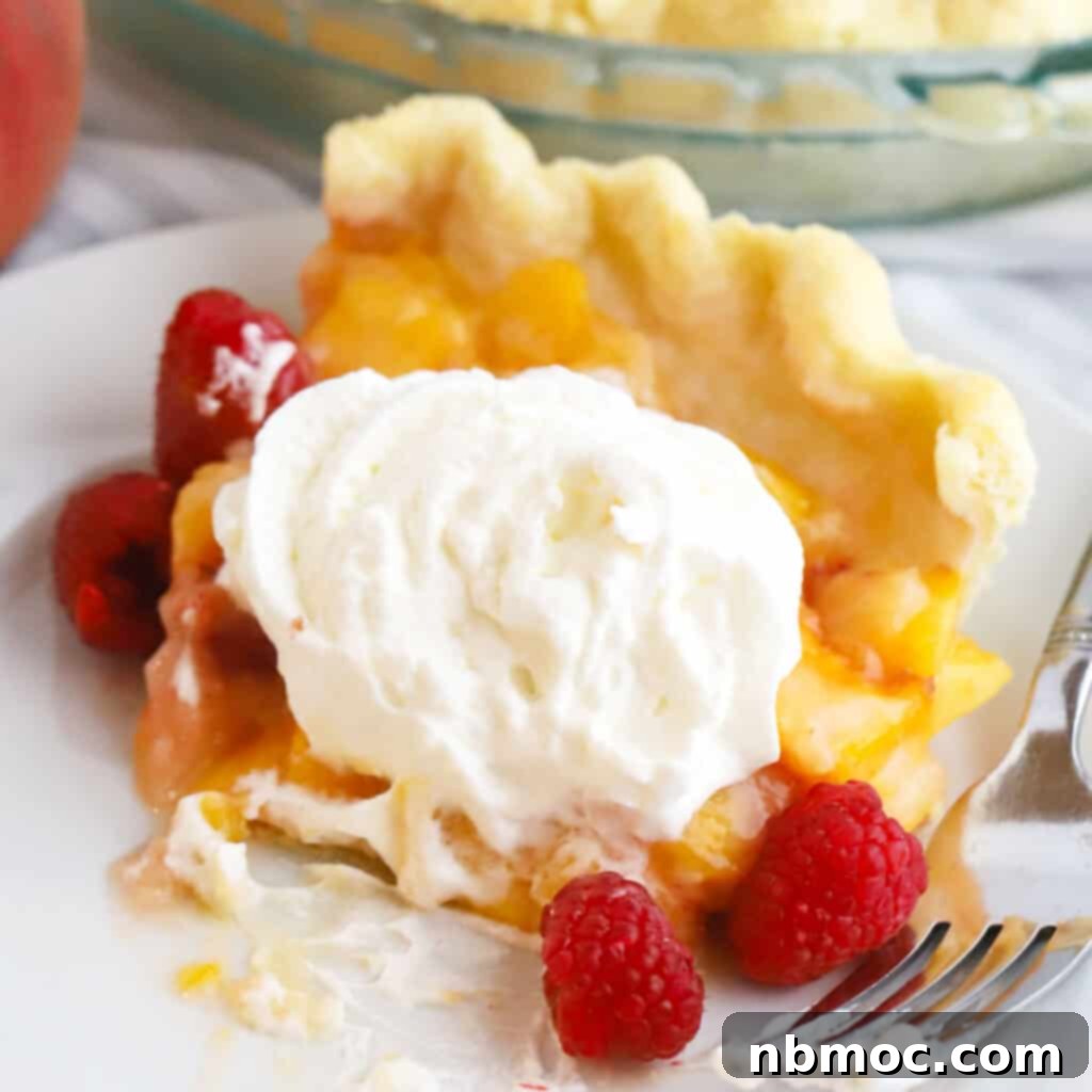fresh peach and raspberry pie reicpe