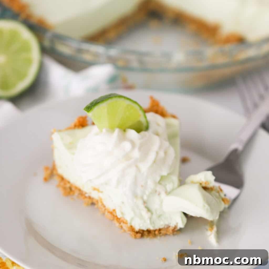 Easy Key Lime Pie, tart and sweet summer dessert