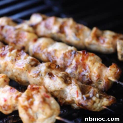 Bang Bang Chicken Skewers Recipe Image