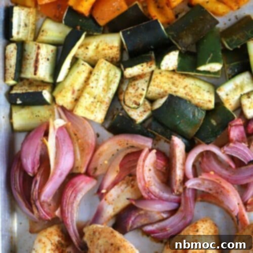 Zesty Chili Lime Sheet Pan Chicken and Veggies 6 Sheet Pan Chili Lime Chicken and Vegetables.