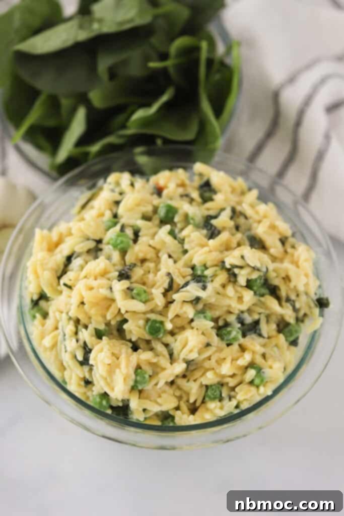 Zesty Lemon Orzo with Spring Peas 2 Easy lemon orzo with peas, an easy one-pot orzo side dish.