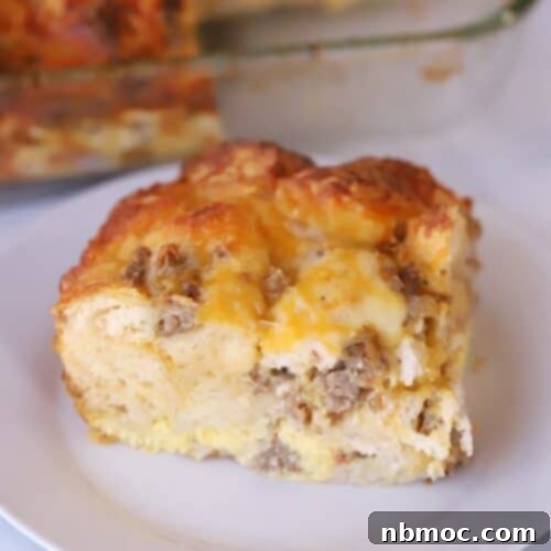 Effortless Sausage Egg Biscuit Brunch Bake 6 Sausage Egg Biscuit Casserole, a delightful breakfast bake for any occasion.