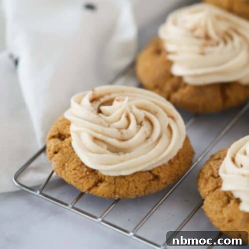 Dreamy Pumpkin Cream Cheese Cookies 6 pumpkin cookies with cream cheese frosting recipe