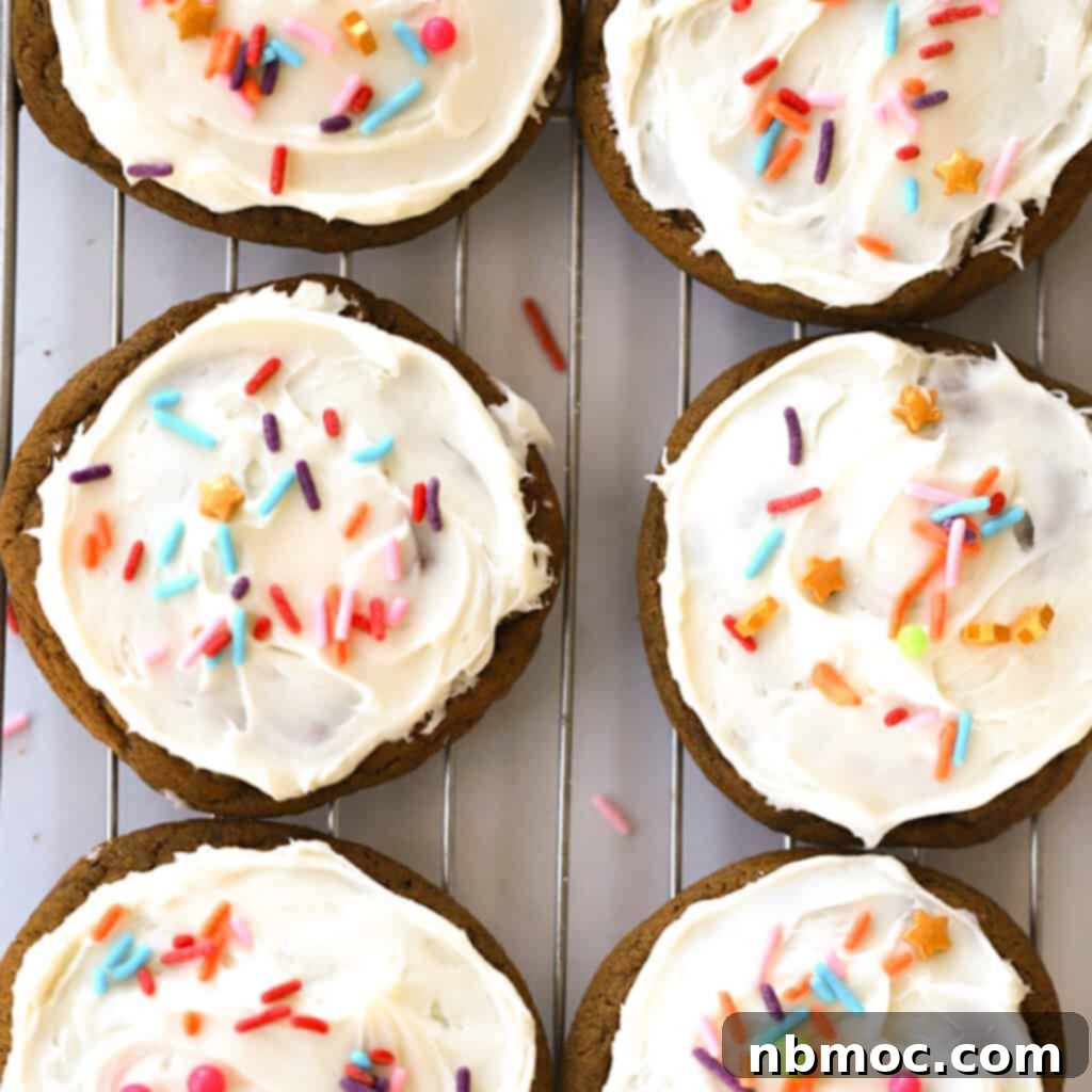 Ultimate Gingerbread Creations 6 Molasses cookies with white buttercream frosting, gingerbread cookie recipes, holiday baking recipes, gingerbread recipes easy.