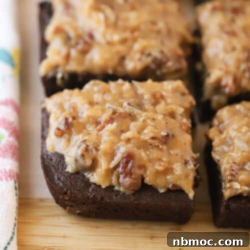 German Chocolate Dream Brownies 5 German Chocolate Brownies