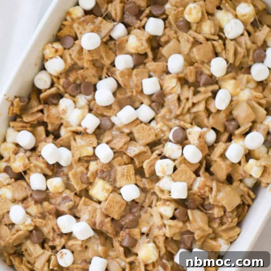 No-bake s'mores bars recipe, ideal for Taylor Swift themed parties.