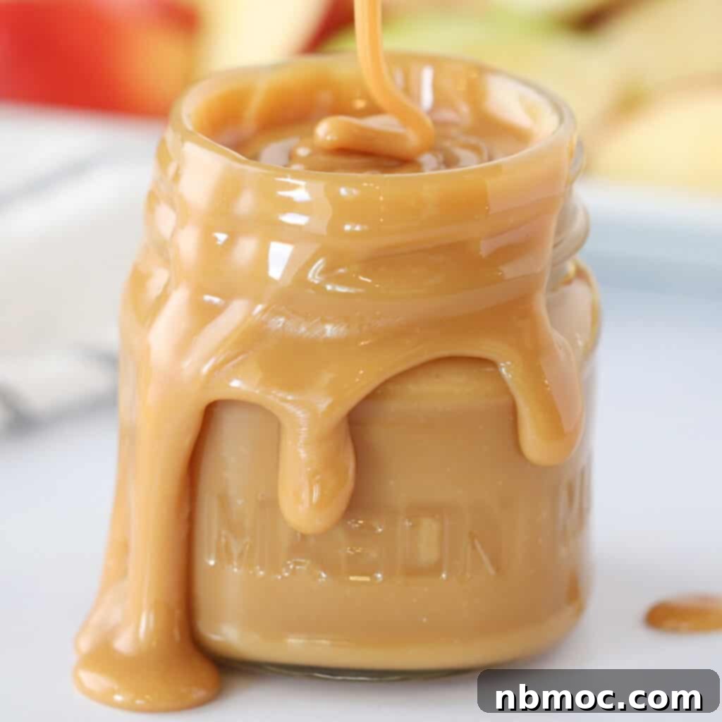 Homemade Caramel Sauce, perfect for Taylor Swift themed dessert toppings.