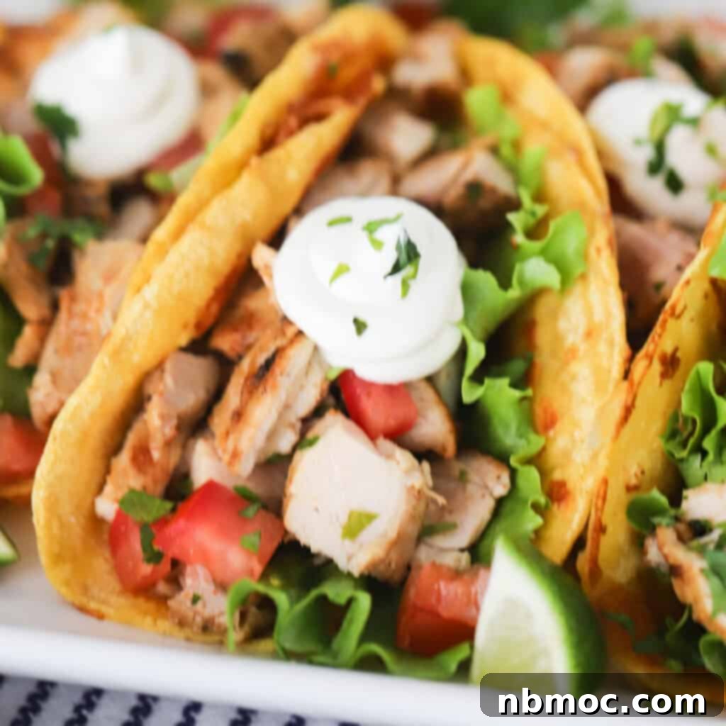 How to make the best chicken thigh tacos.