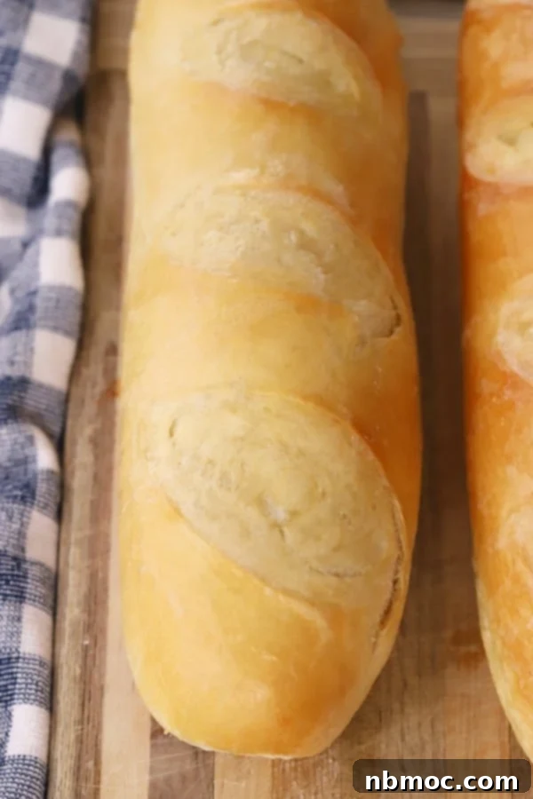 Mastering the Art of Yeast Bread 3 Golden French Bread on a cutting board