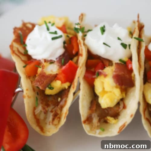 how to make breakfast tacos.