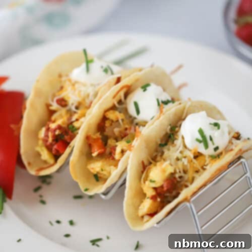 how to make southwest breakfast tacos
