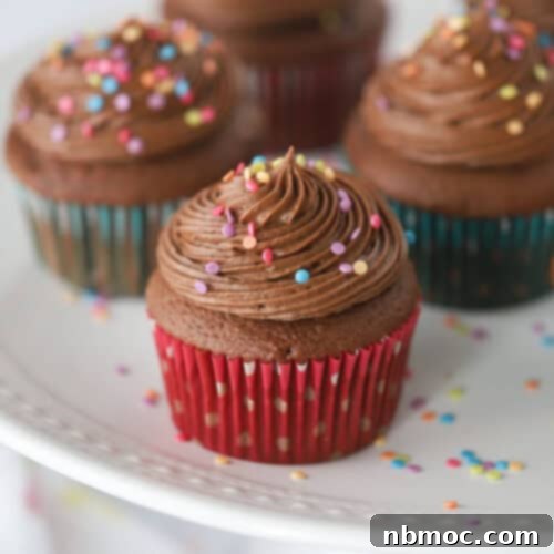 Luscious Chocolate Cream Cheese Frosting 6 A close-up of a luscious Chocolate Cream Cheese Frosting swirl, showcasing its smooth texture and rich color, perfect for any dessert.