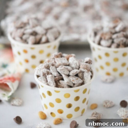 how to make Chocolate Peanut Butter Muddy Buddies recipe