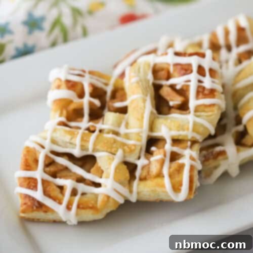 how to make Apple Danish recipe with puff pastry. easy fall dessert