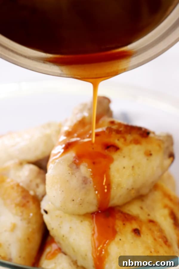 Simple Oven Buffalo Wings 2 Baked buffalo chicken wings with buffalo sauce. how long to bake chicken wings at 400. chicken wings oven. oven chicken wings.