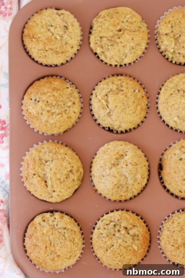 Sweet Zucchini Gems 3 This Zucchini muffins recipe baked in cupcake pans.