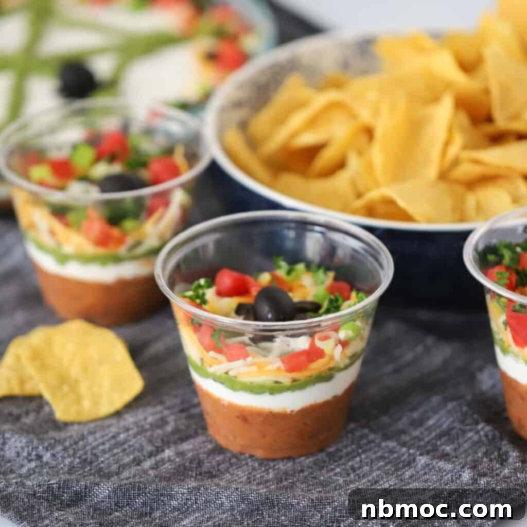 how to make mini bean dip recipe