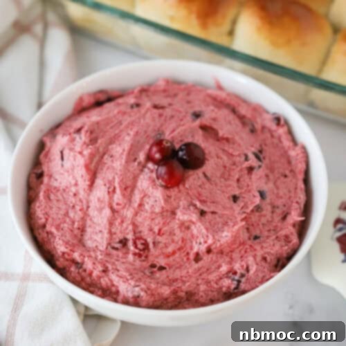Honeyed Cranberry Cream 5 Cranberry Honey Butter Recipe: An easy honey butter spread for the holidays, featuring a beautiful blend of sweet and tart flavors.