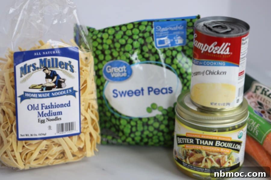 Here are the ingredients for this quick and easy 30 minute meal!