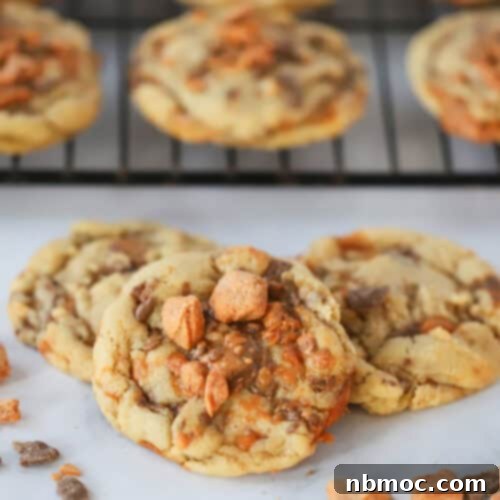 how to make butterfinger cookies recipe.