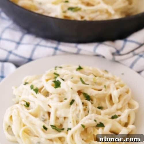 Quick Creamy Alfredo 6 Homemade fettuccine alfredo with homemade alfredo sauce recipe