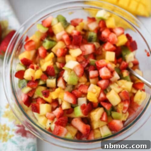 Fruity Fiesta Dip 6 how to make fruit Salsa