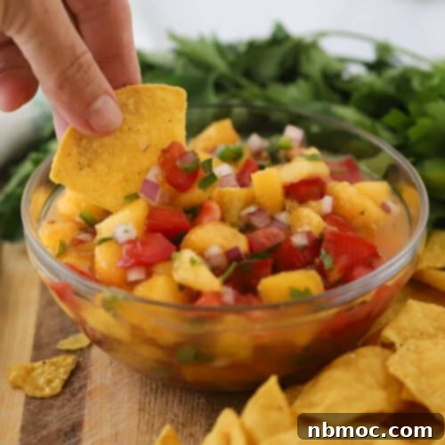 how to make peach salsa recipe