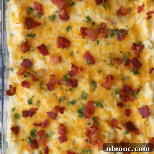 easy twice baked potato casserole make ahead