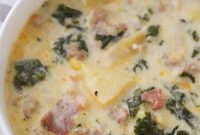 Tuscan Sausage and Kale Soup